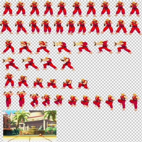 how to make fighting game sprites